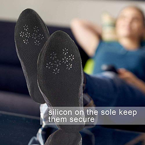 Image of ELEG & STILANCE Women's Low Cut Invisible Net Socks No Show Loafer Toe Anti Slip Foot Socks Set For Sneaker and Loafers (Multicolor, Size - 4 till 6)