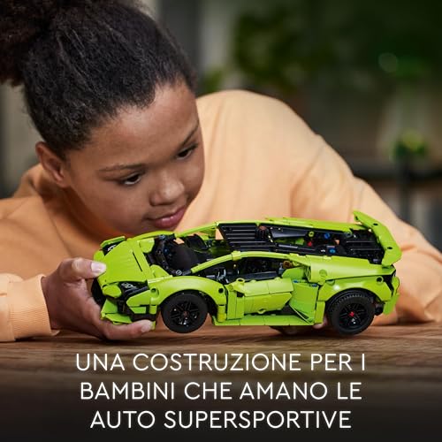 42161 Technic Lamborghini Huracán Tecnica, Modellino di Auto da Costruire, Macchina Giocattolo per Bambini, Bambine, Ragazzi, Ragazze e Fan delle Supercar Sportive, Idea Regalo da Collezione - Lego - Immagine 5