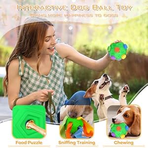 Dog Puzzle Toys Snuffle Ball Encourages Natural Foraging Skills,Slow Food Training to Relieve Boredom and Stimulating,Cloth Strip with Hidden Food Interactive Dog Toys for Small Medium Dogs Dog Puzzle Toys Snuffle Ball Encourages Natural Foraging Skills,Slow Food Training to Relieve Boredom and Stimulating,Cloth Strip with Hidden Food Interactive Dog Toys for Small Medium Dogs