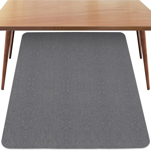 Image of Office Chair Mat for Hardwood & Tile Floors, Floor Protector Rug for Rolling Chairs, Anti-Slip Computer Gaming Mat, Easy to Clean Desk Chair Carpet for Home Office | Size 120 x 90 CM Pack of 1