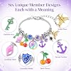 Pulsera de K-pop Cats Eye Merch para Mujer con Seis Dijes Únicos Regalo | 6 Colgantes Simbólicos, Accesorio Estilo Y2K, Accesorio para Conciertos, Regalos de Cumpleaños Modernos para Mujeres Fans 4