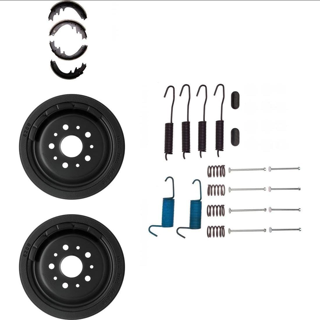 Drum Brake Hardware Kit Drum Brake Shoe for Ford Custom 1967 7.0L 427cid V8 Custom Base Model; Front Drum brakes;Front