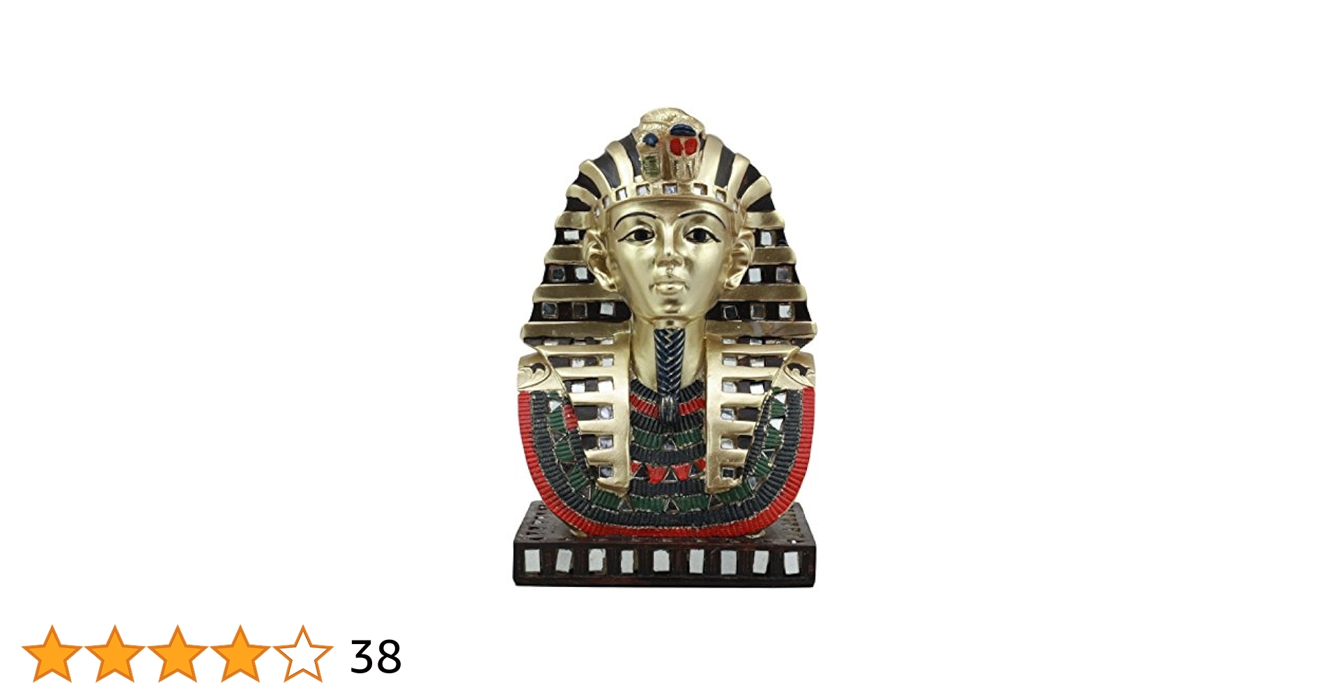 Amazon.co.jp: Ebros 古代エジプト ファラオ王の仮面 TUT像 黄金