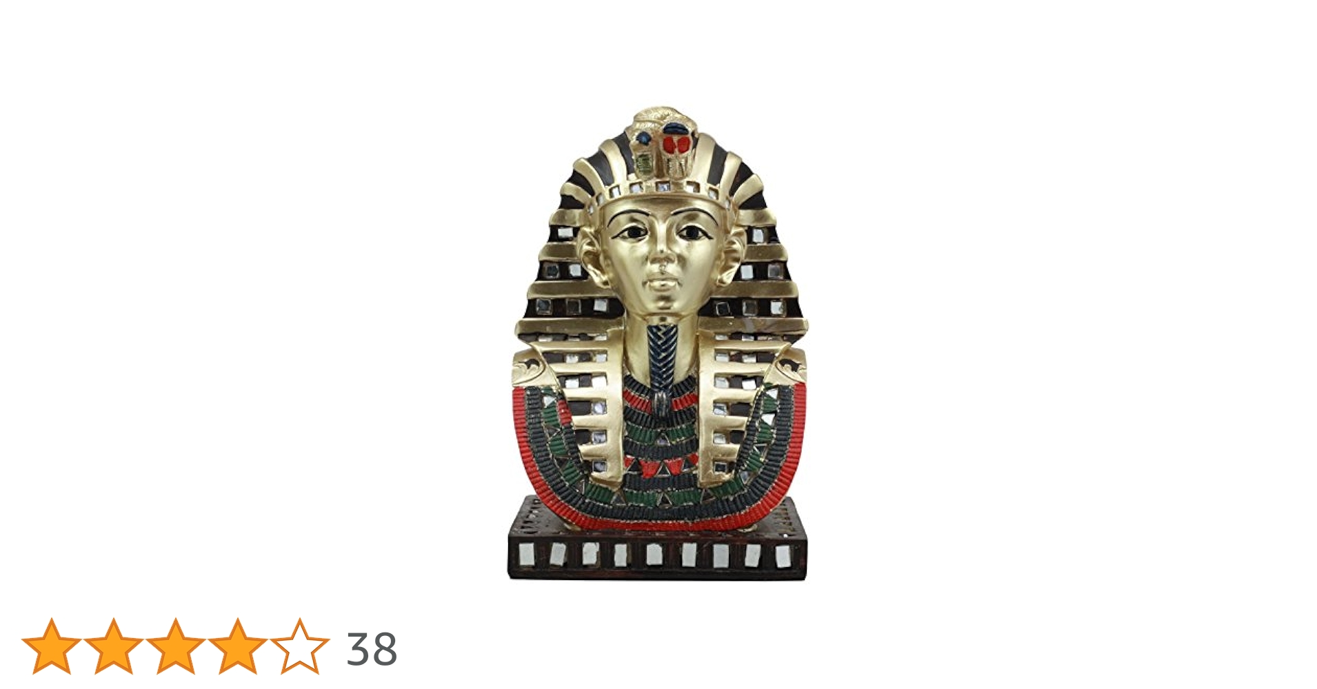 Amazon.co.jp: Ebros 古代エジプト ファラオ王の仮面 TUT像 黄金