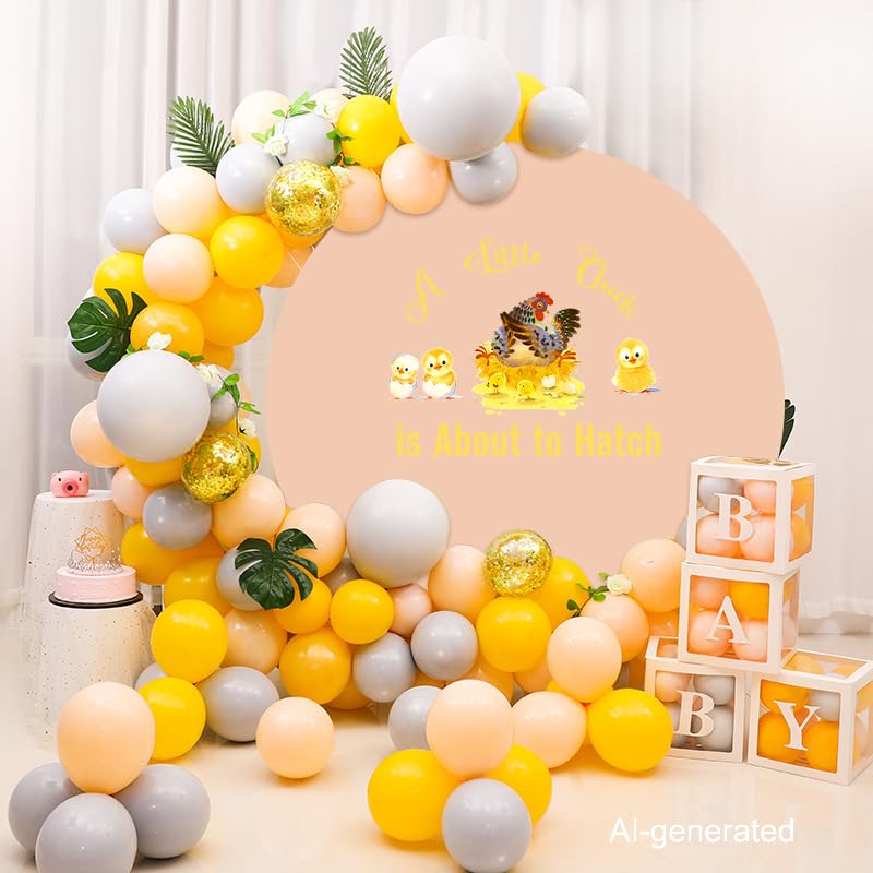 Sticker decorativo A Little Chick para fiesta temática miniatura 4