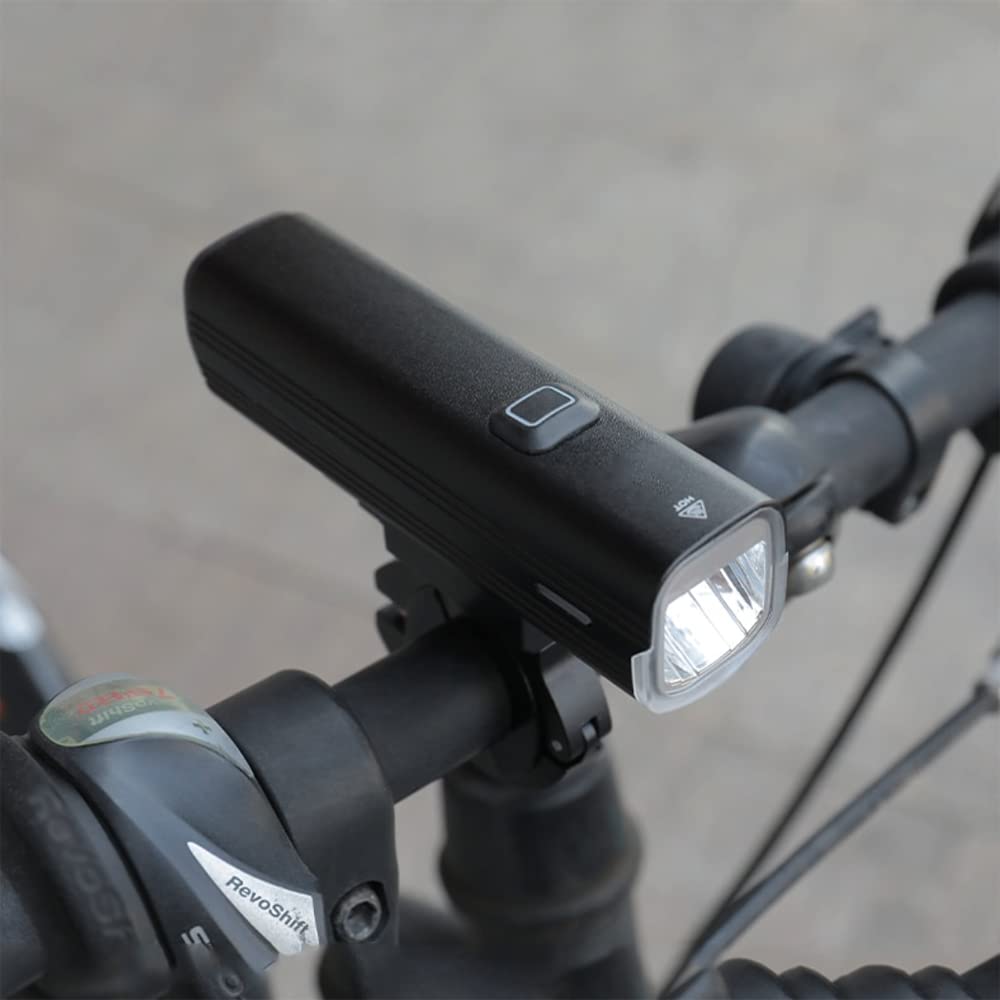 Luce per Bicicletta 1000 Lumen, Faro per Bici, Power Bank, Torcia, Manubrio, Ricarica USB, MTB, Strada, Luce ad Alta intensità