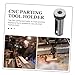 OSALADI Cnc Tool Holder for Grooving Turning Inserts High Precision Lathe Parting Tool Accessory for Various Industries Compatible Efficient Cutting Performance