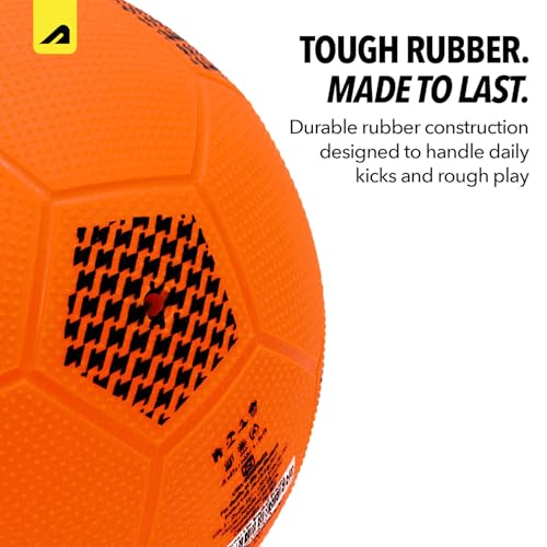 Image of Boldfit BounceLite Football Lightweight PVC Soccer Ball for Kids, Ideal for Beach, Pool, Indoor & Outdoor Play, Soft Training Football for Toddlers & Beginners, Orange - Size 3