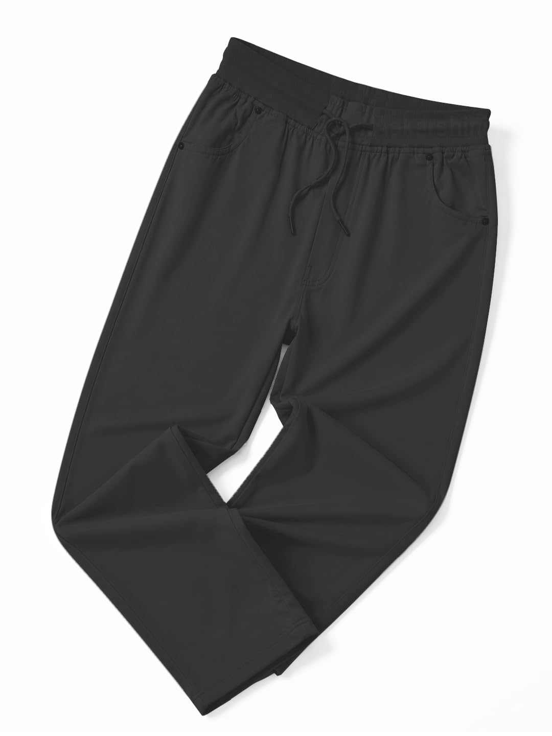Men's Cotton Lycra Track Pant Pyjama, Loose Relaxed Fit with Elastic Drawstring Waist, Deep Patch & Back Pocket, Soft Stretchable Summer Wear for Gym, Running & Sleepwear-image-45