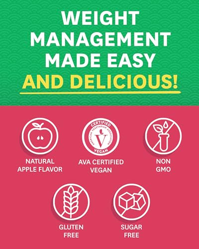 Zenwise Health Green Tea Extract, Apple Cider Vinegar Gummies - Appetite Suppressant for Weight Management with Green Coffee Bean Extract for Metabolism - 60 Count Apple Gummies - Image 5