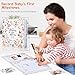 Baby Memory Book - Growing up with you, 248 Pages Color, Keepsake Journal for Baby's First Five Years,Unisex Baby Scrapbook,Record Book for New Parents, Ideal Gift for Baby Shower and Welcome Party
