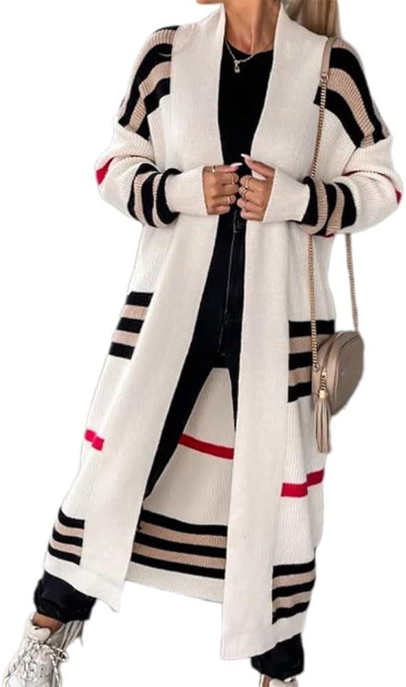 Minetom Cardigan Femme Gilet Manteau Chaud Chandail Épais Tricot Veste