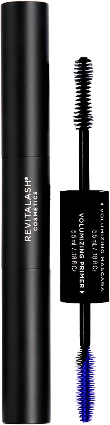 Cosmetics, Double-Ended Volume Set, Eyelash Primer & Mascara, Hypoallergenic & Cruelty Free