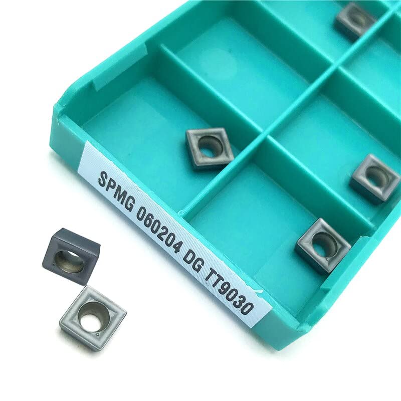 10PCS DESKAR SPMG050204 SPMG060204 SPMG07T308 SPMG090408 SPMG110408 TG LF6018 U drill Carbide Inserts CNC For Stainless Steel - 1420