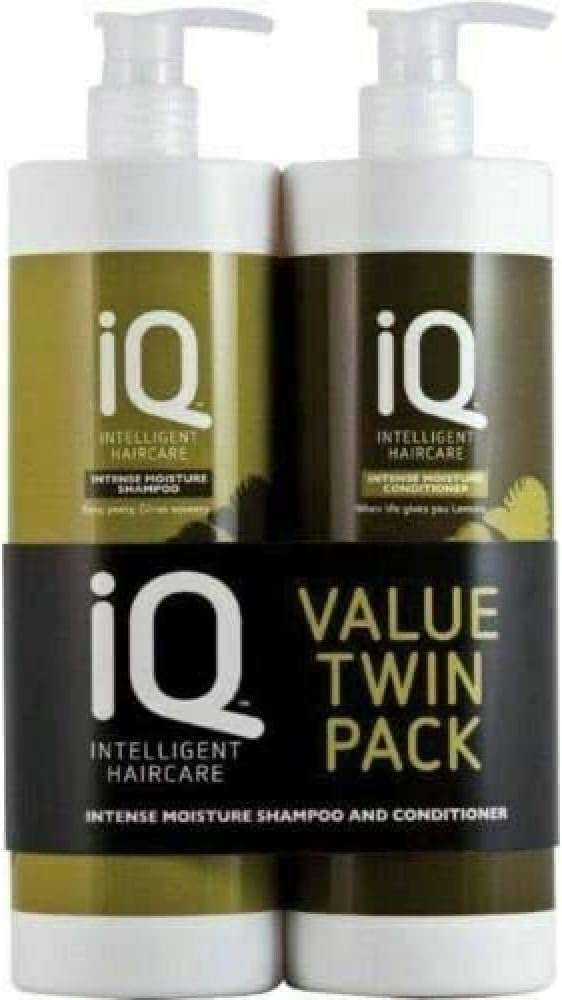 Intelligent Haircare Intense Moisture Shampoo & Conditioner, Green, 1000 ml