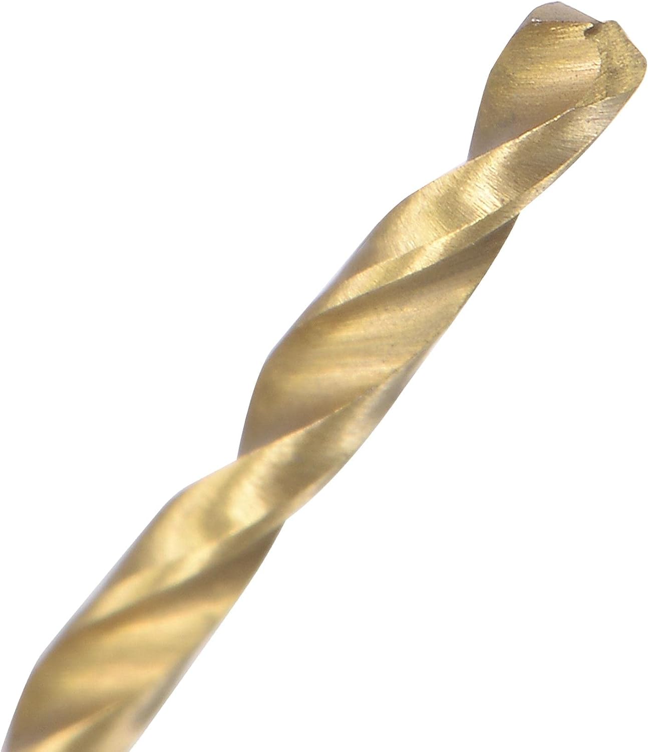 sourcing map 1.7mm Drill Bits High Speed Steel Straight Shank 43mm Length Twist Drill Bit Fully Ground Titanium Coated 6 Pcs - Image 5