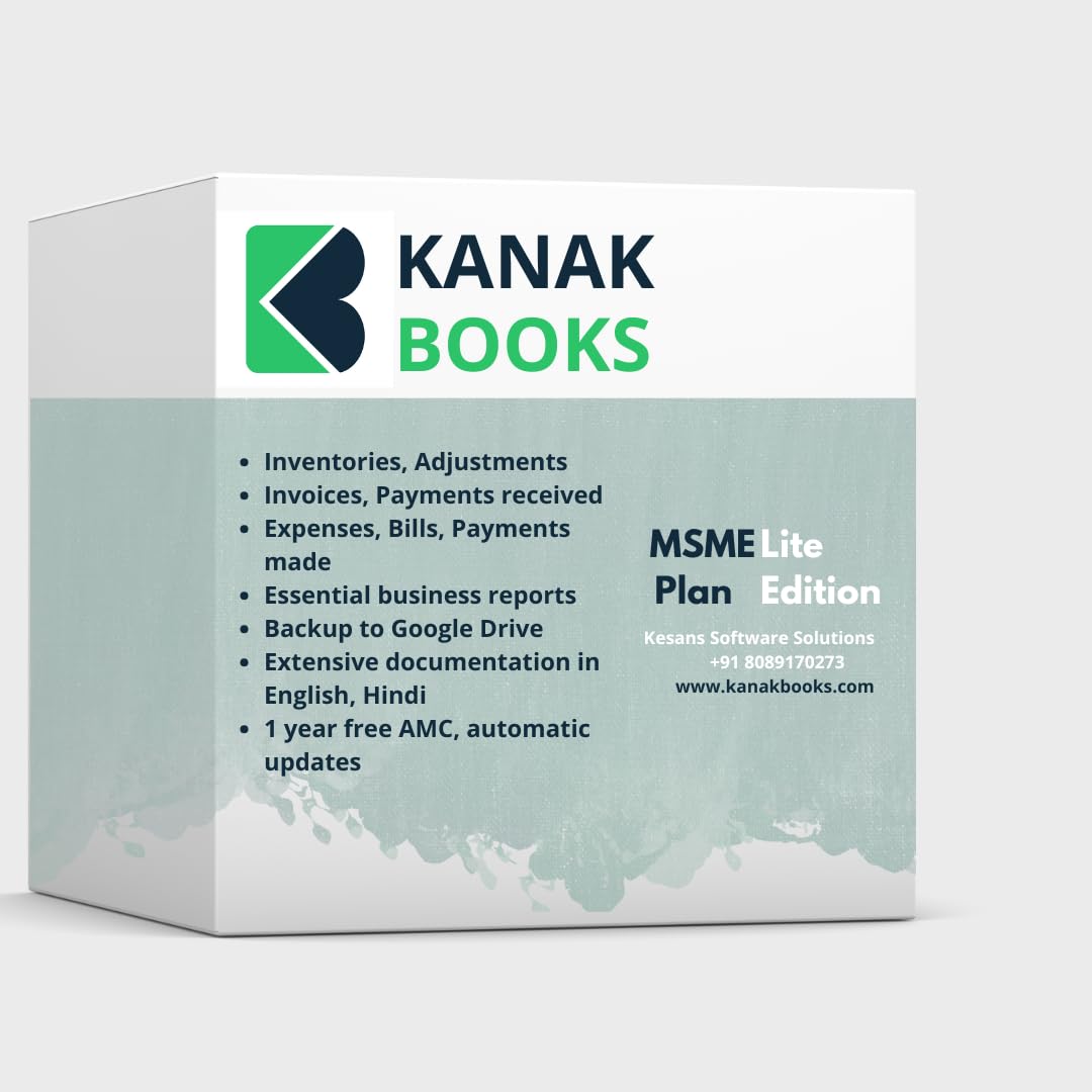 See full amazon price history chart for Kanakbooks - Lifetime Lite Edition - Billing, Invocing & Inventory Management for Small Business | Single User Offline | Lifetime Validity | Windows | Email delivery in 2 Hours- no CD Kanakbooks - Lifetime Lite Edition - Billing, Invocing & Inventory Management for Small Business | Single User Offline | Lifetime Validity | Windows | Email delivery in 2 Hours- no CD (B0DG56KXVS) Amazon Price History, Amazon Price Tracker