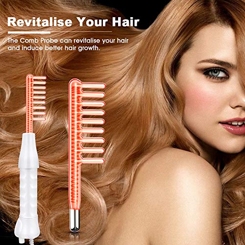 Meifuly High F Rrequency Wand Portable Machine, Portable Handheld High F Requency Wand Machine With 7 Different Tubes (Multi-Colored) #TOP6