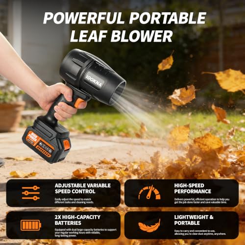IOOKNA 280 MPH Cordless Leaf Blower