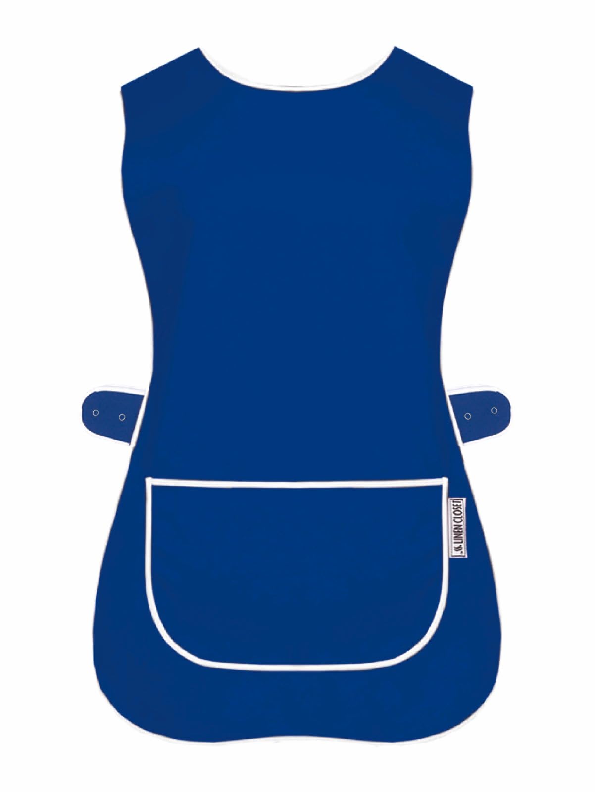 Linen Closet Unisex Royal Blue Womens Tabards With Pockets For Men Ladies Cleaning Catering Chef Kitchen Aprons Hygea Tabard Apron Work Tabards