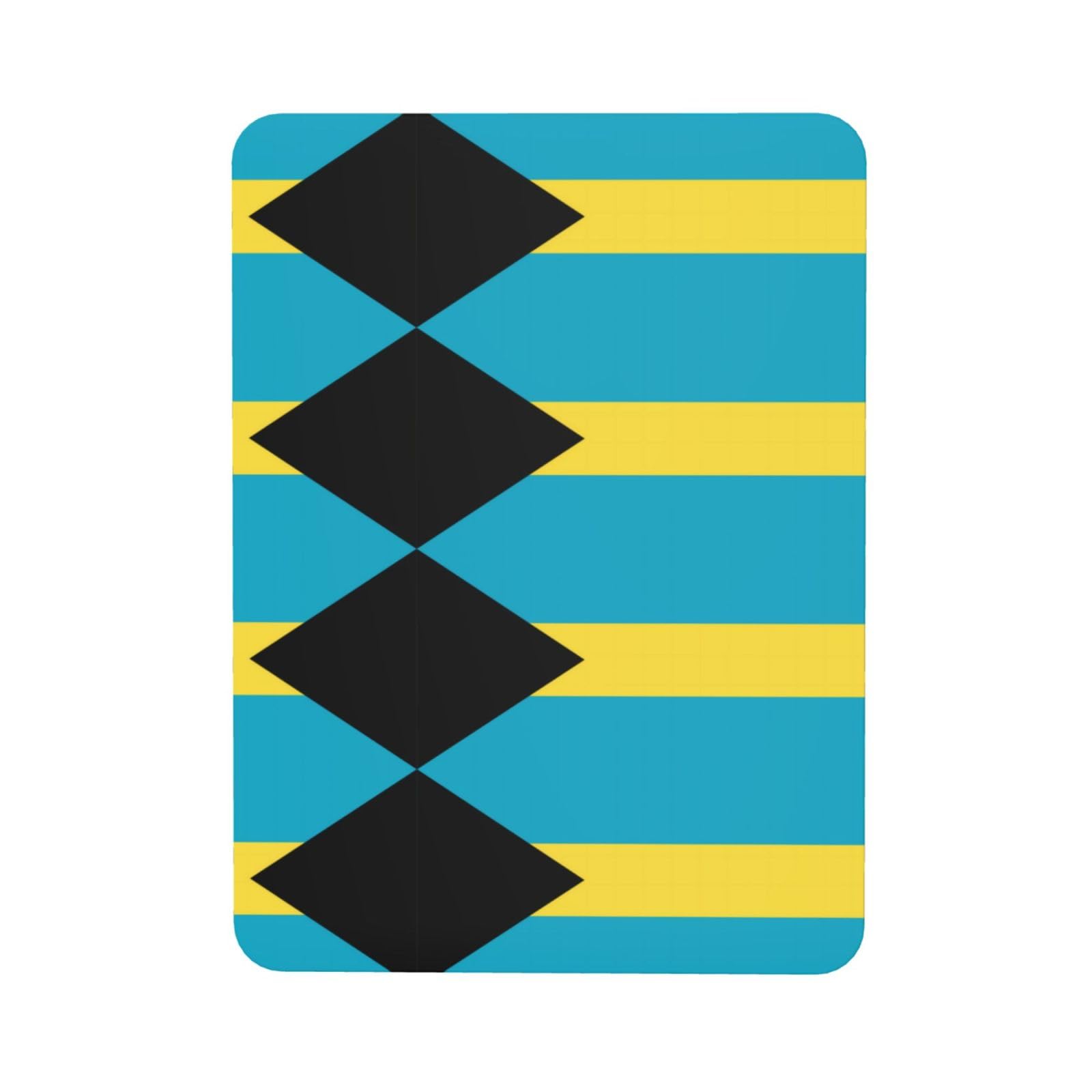 Flag of The Bahamas Soft Magnetic Refrigerator Magnets with Creative Printing, Decorative Magnetic Stickers