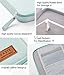 EASTHILL Big Capacity Pencil Pen Case Pouch Box Organizer Large Storage for Bullet Journal Light Blue