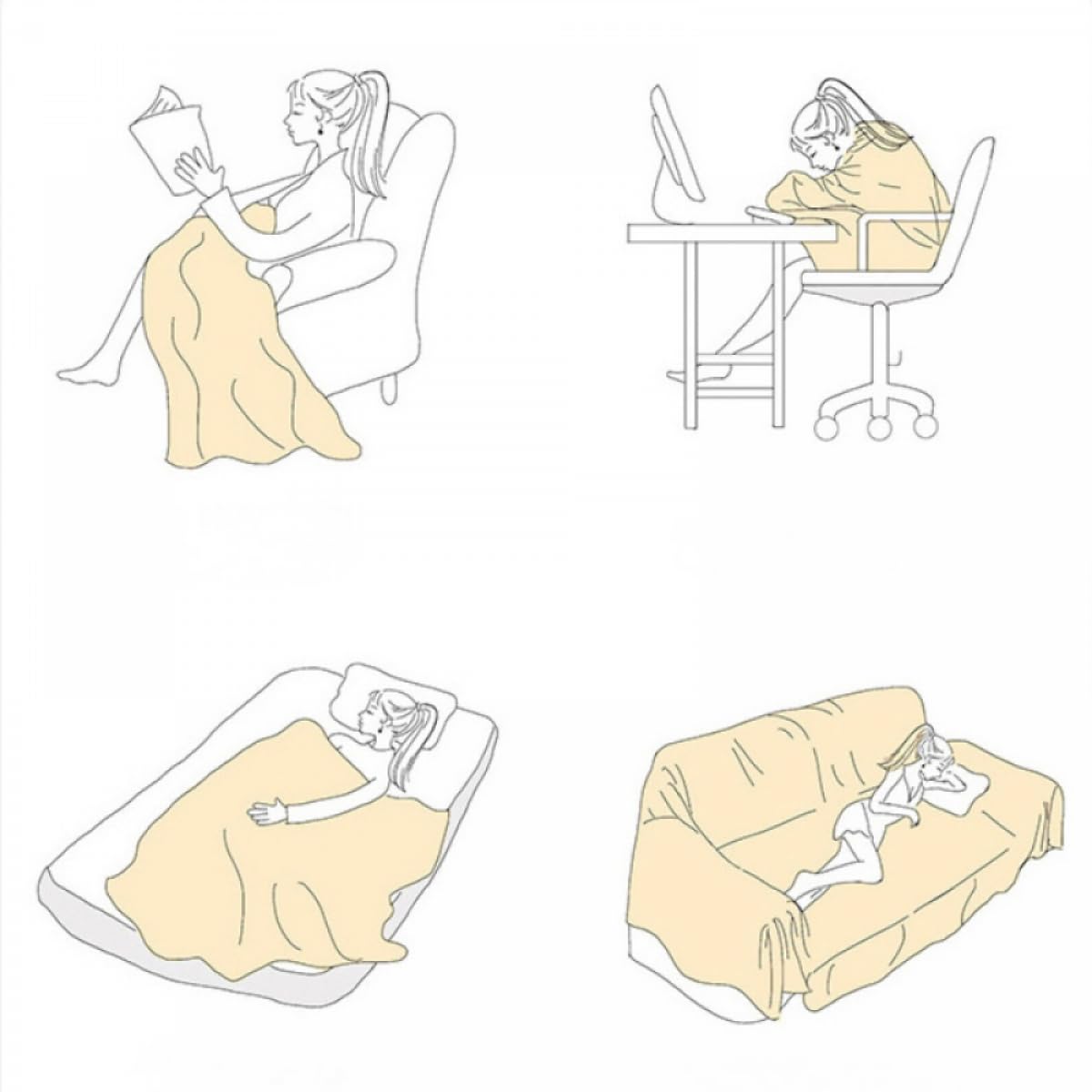 Fundas De Sofá Toalla De Sofá Chenille Sofá Cubre Paño Anti Arañazos De Gato Manta Protectora De Sofá Antideslizante con Borlas Sofá, Cama Y Settee Universal Manta Sofá-Black||180 * 360cm