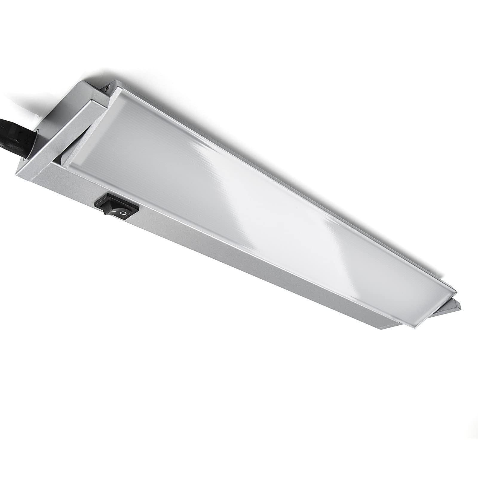 SOTECH 2er SET LED Unterbauleuchte Alessia - schwenkbare 15W 910 mm | Flächenleuchte mit diffuser Scheibe Schalter Netz- und Verbindungskabel zum erweitern