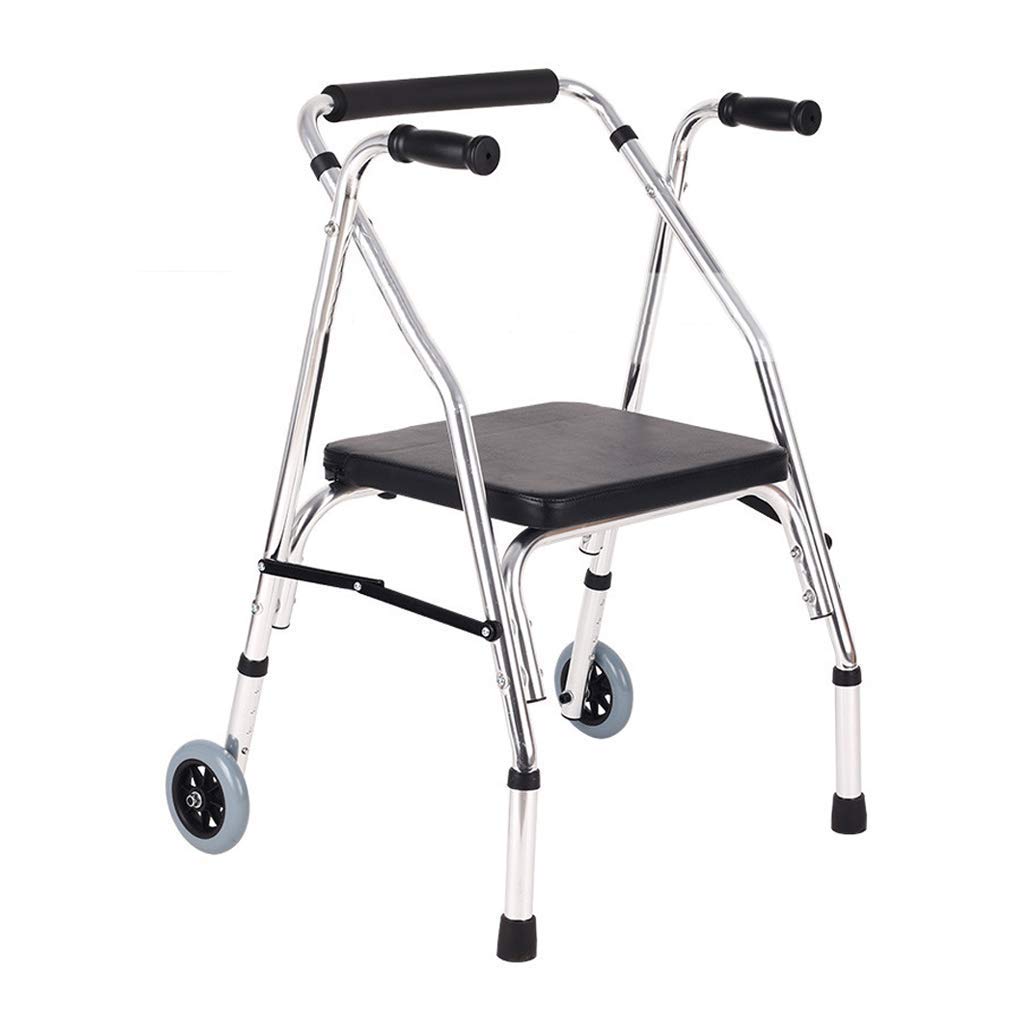 Buy Aluminum Rolling Walker for Seniors, Rollator Walker with Seat and