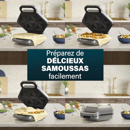 Princesse Samosa et machine à snacks 24 5 cm x 19 cm 10 snacks par session Protection contre la surchauffe Convient pour une utilisation en camping 01.123002.01.001 - vue 3