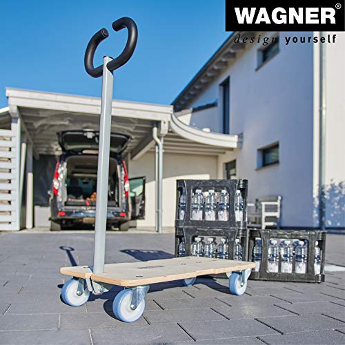 Plataforma de carga Wagner MM 1333 extensible hasta 101 cm con lanza plegable 4