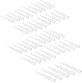 XHBTS 45 Plastic Caulking Gun extender Caulk Nozzle Tip Tool for Sausage Caulking Gun, Caulk Nozzles Applicator, Easy To Use, White