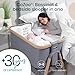Tutti Bambini CoZee® 2-in-1 Baby Bassinet & Bedside Sleeper - Fast-Folding Bedside Bassinet, Baby Crib with 6 Mattress Heights & Breathable Mesh Window, Mattress Included, 0-6 Months (Oak & Charcoal)