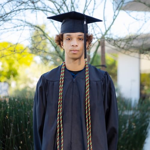 Image of Endea Graduation Double Honor Cord Three-Color (Kente)