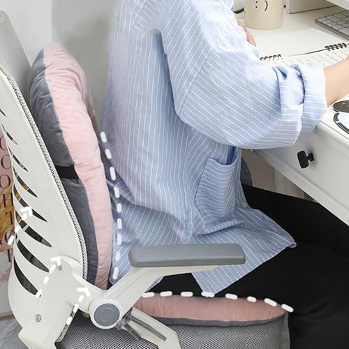 Coussin de chaise de bureau avec support dorsal coussin de siege ergonomique - 6