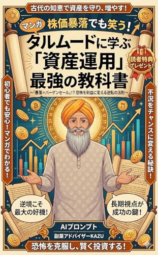 マンガ『株価暴落でも笑う!タルムードに学ぶ「資産運用」最強の教科書』: ~「暴落=バーゲンセール」!?恐怖を利益に変える逆転の法則~