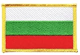 Flaggenfritze Flaggen Aufnäher Bulgarien Fahne Patch + gratis Aufkleber
