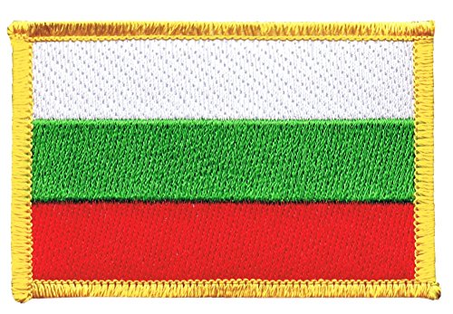 Flaggenfritze Flaggen Aufnäher Bulgarien Fahne Patch + gratis Aufkleber