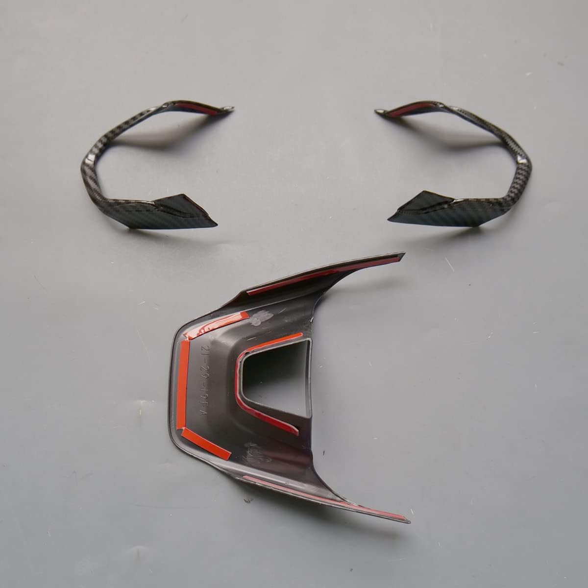 ZiWen Interior Trims Steering Wheel Cover Accessories for Lexus RX 350 RX 500h 2023-2026 NX 250 NX 350 NX 350h NX 450h 2022 2023 2024 2025 2026 GX TX (Carbon Fiber Print)