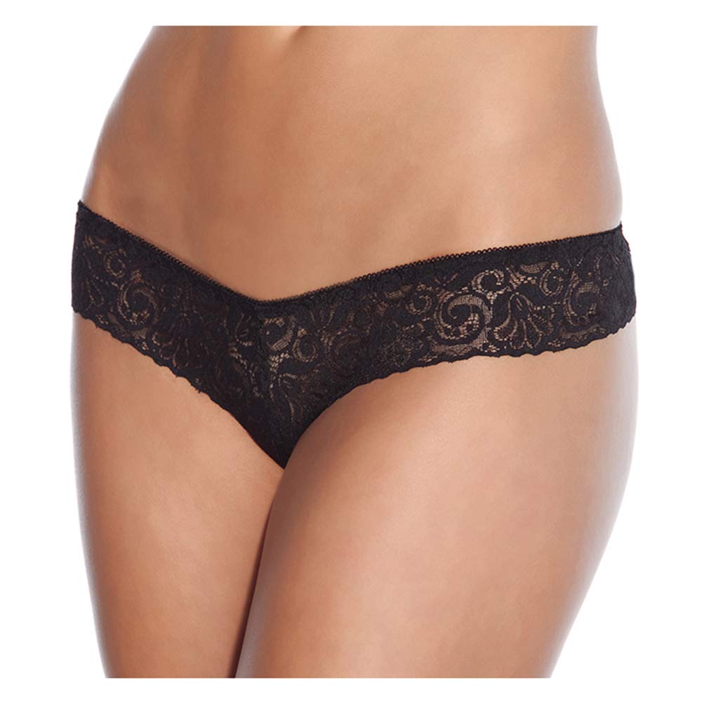 myza Women's Polyester Spandex Solid G Sting/Thong g stingthong Underwear for Ladies/Girls (Black 33)-picture-47