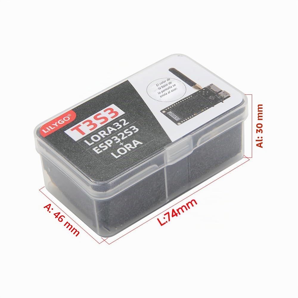 LILYGO T3S3 ESP32-S3 LoRa Meshtastic TTGO Development Board Wireless Module with 0.96 Inch OLED Display (SX1262 868MHz)
