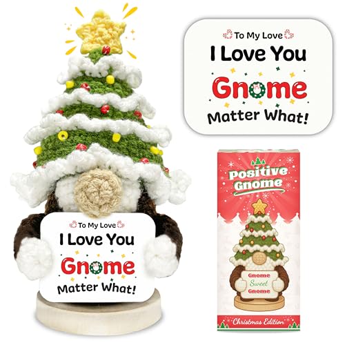 Regalo de gnomo de pino navideño: decora tu hogar con amor y ternura artesanal