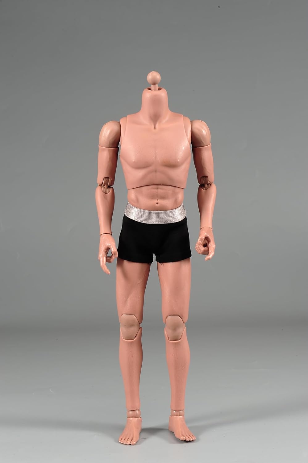 AMITD Cuerpo de figura de acción masculina de 1/6 pulgadas, hombros estrechos, articulaciones superflexibles, muy poseable (modelo AT011) para colección