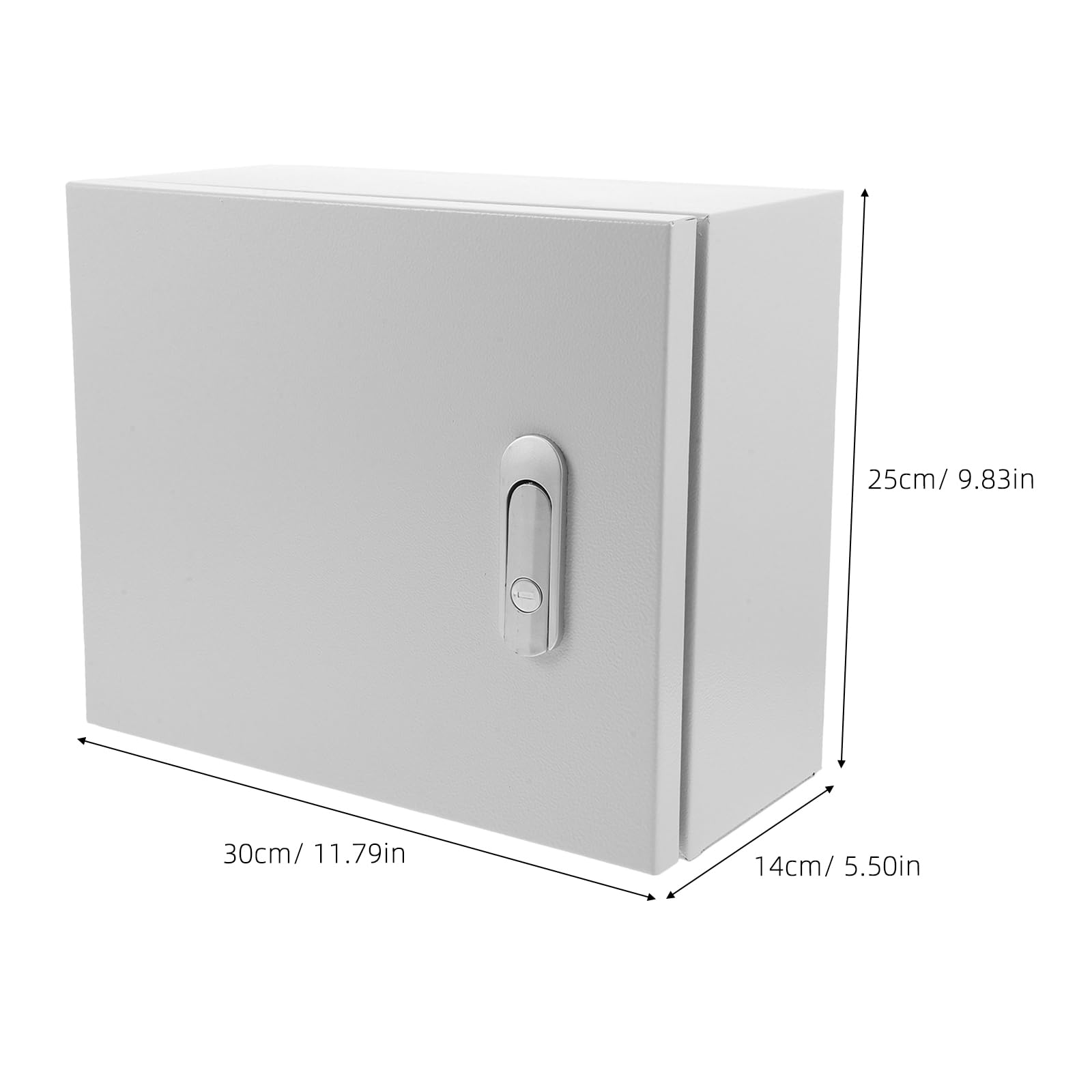 DOITOOL Caja de conexiones impermeable para exteriores: Caja de distribución eléctrica resistente a la intemperie - Caja de conexiones metálica de pared para proyectos de construcción y hogar,