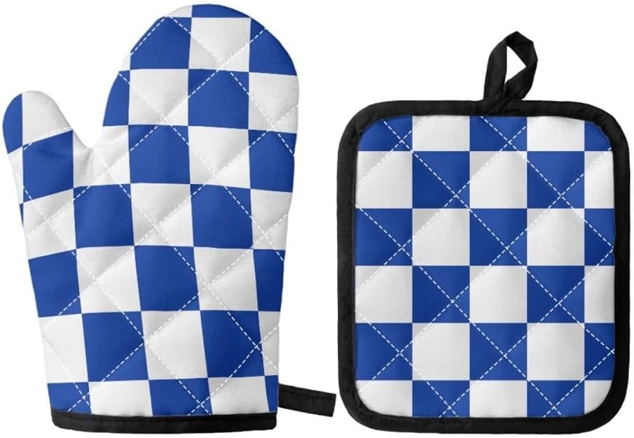 2 Pc Heat Resistant Kitchen Gloves Microwa