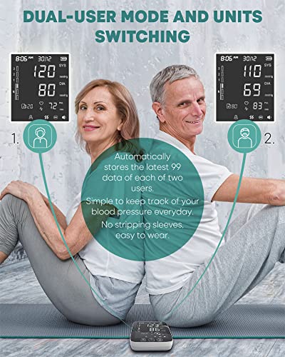 All New Lazle Blood Pressure Monitor - Automatic Upper Arm Machine & Accurate Adjustable Digital Bp Cuff Kit - Largest Backlit Display - 200 Sets Memory, Includes Batteries, Carrying Case #TOP3