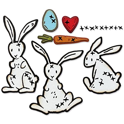Matrices de découpe Sizzix Thinlits finitions nettes sans effort lapin - 2