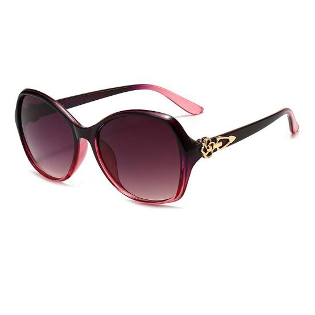 Womens fashion sunshade big frame sunglasses outdoor travel play toad sunglasses