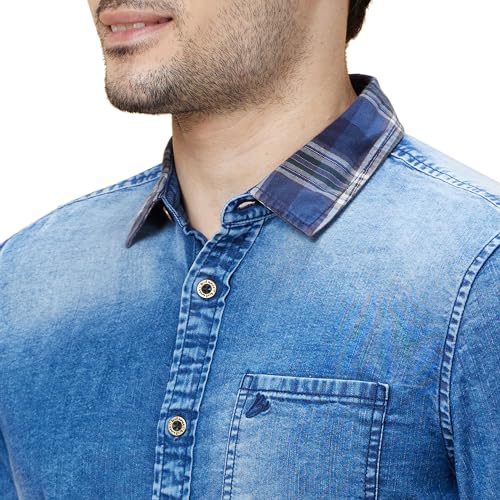 Image of Being Human Garments Mens-Top Shirts Navy