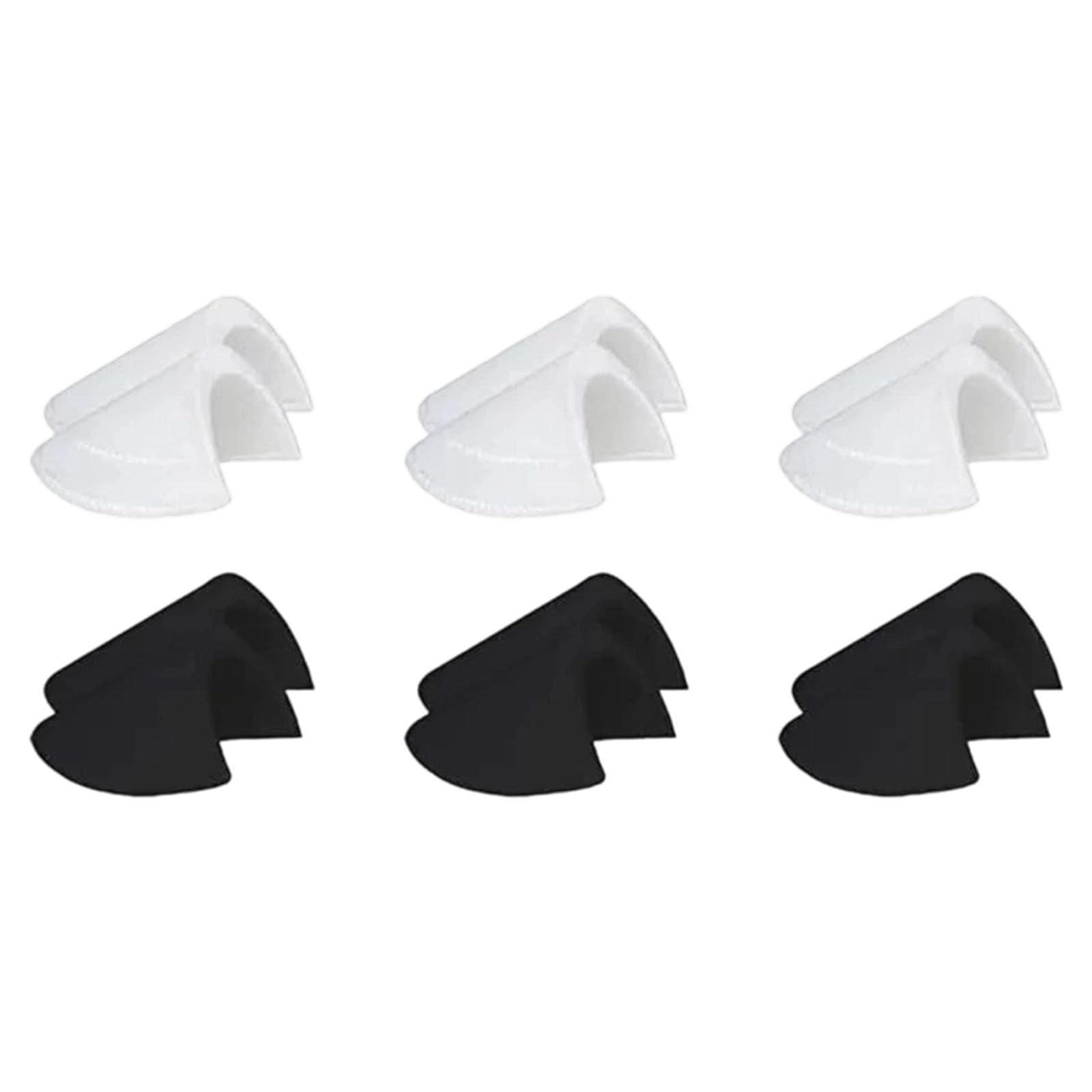 Msioytog 6Pairs Removable Sponge Shoulder Pad Clothing Set-in Shoulder Pad Sewing Accessories for Suits Jackets Coats Comfort